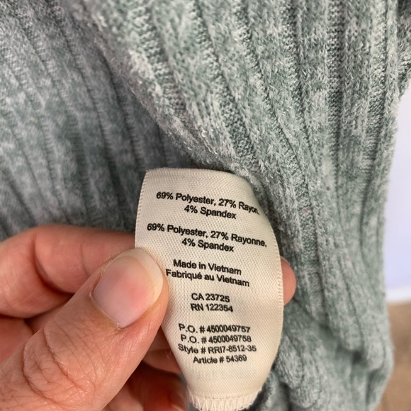 Wilfred Free Mariel Mock Neck Grey Sweater Dress - Picture 10 of 13